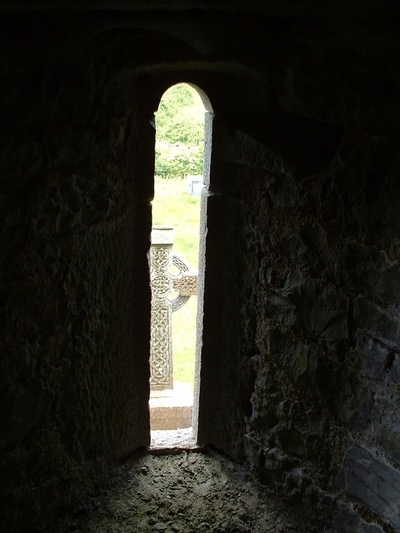 Celtic patterned cross.