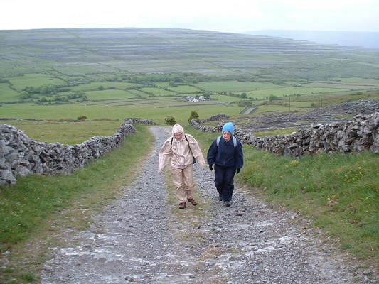Rain and wind gear in the Burren