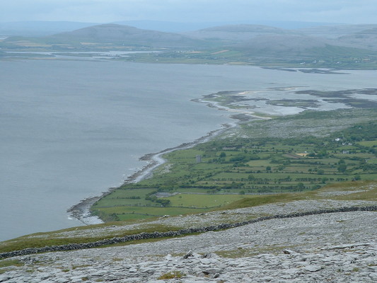 Gleninagh castle, landscape