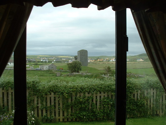 Doonmacfelim from b&b window